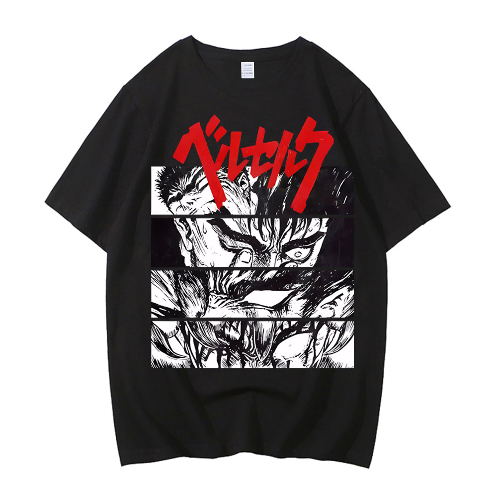 Summer Clothing Trends For Men 2026 - 2026年新作ホットサマーアニメ ベルセルクTシャツ 夏 メンズ レディース 高品質コットンTシャツ