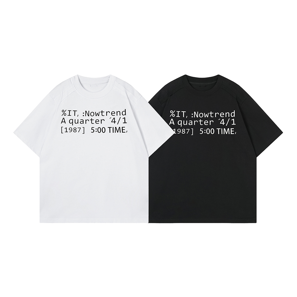 Summer Clothing Trends For Men 2026 - ファッションカジュアルパッチワークオーバーサイズTシャツ 2026夏新作トレンド Y2K Tシャツ ヒップホップ メンズ服