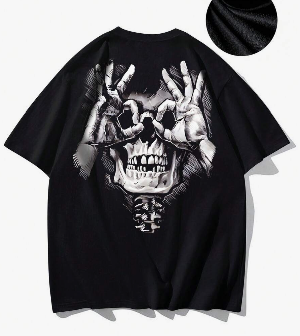 Summer Clothing Trends For Men 2026 - 2026年人気メンズスカルグラフィック3D Tシャツファッションクールストリート半袖Tシャツアウトドアヒップホップトレンドトップスサマー服