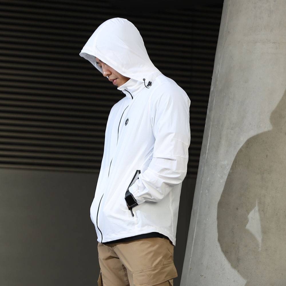 Summer Clothing Label - エマーソンギア ブルーラベル “スター” 通勤用日焼け止めコート 日焼け防止スキンウェア 日焼け止めジャケット