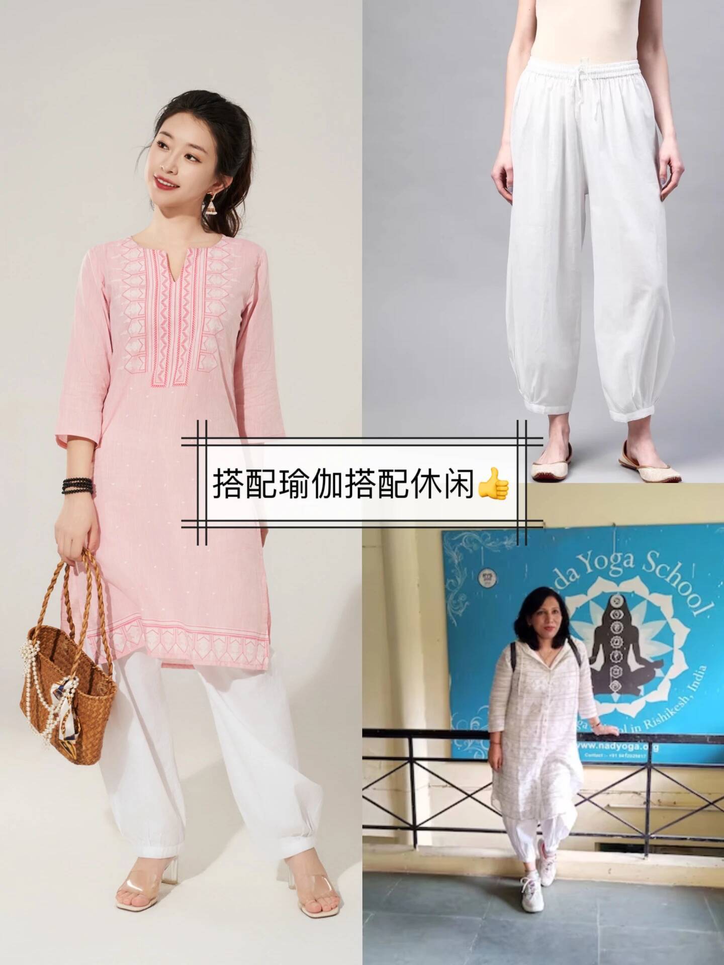 Summer Clothing Pakistan - C2-3 インドの伝統的なヨガパンツ綿ルーズパンツ無地ランタンパンツ春/夏薄いパンツ 7 色