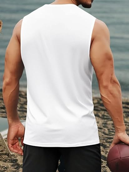 メンズタンクトップセット 2026年夏 速乾性ビーチ・海辺ウ - Summer Clothing Mens のレビューと価格