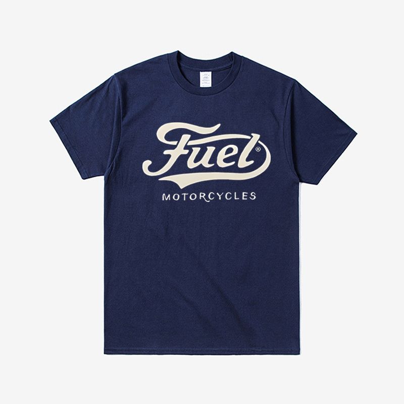 燃料ラベル Tシャツオートバイプリント Tシャツ夏の綿 Tシ - Summer Clothing Label のレビューと価格