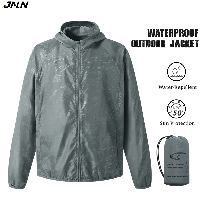JNLN メンズ レディース 防水 ハイキング ジャケット  - Summer Rain Clothing のレビューと価格