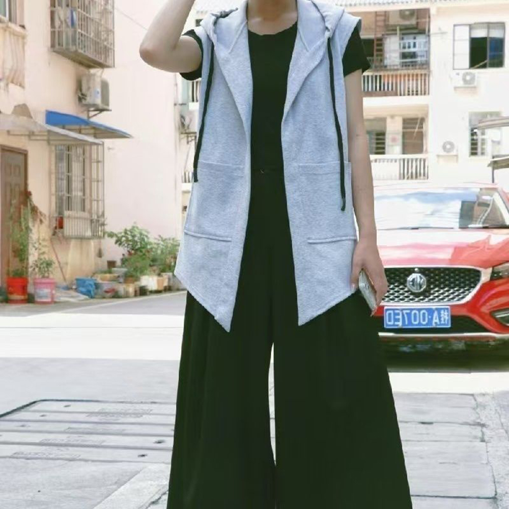 XS-5XL メンズポケット付きフードベスト 春 ストリート - Summer Clothing Trends For Men 2026 のレビューと価格