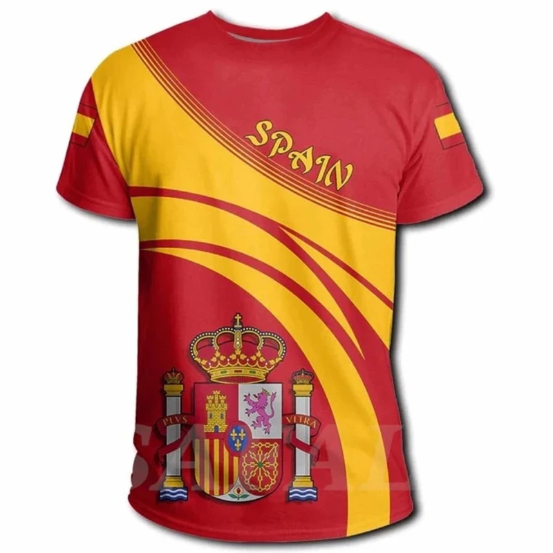 2026年夏 レッド＆イエローTシャツ メンズ服 3Dプリン - Summer Clothing Trends For Men 2026 のレビューと価格