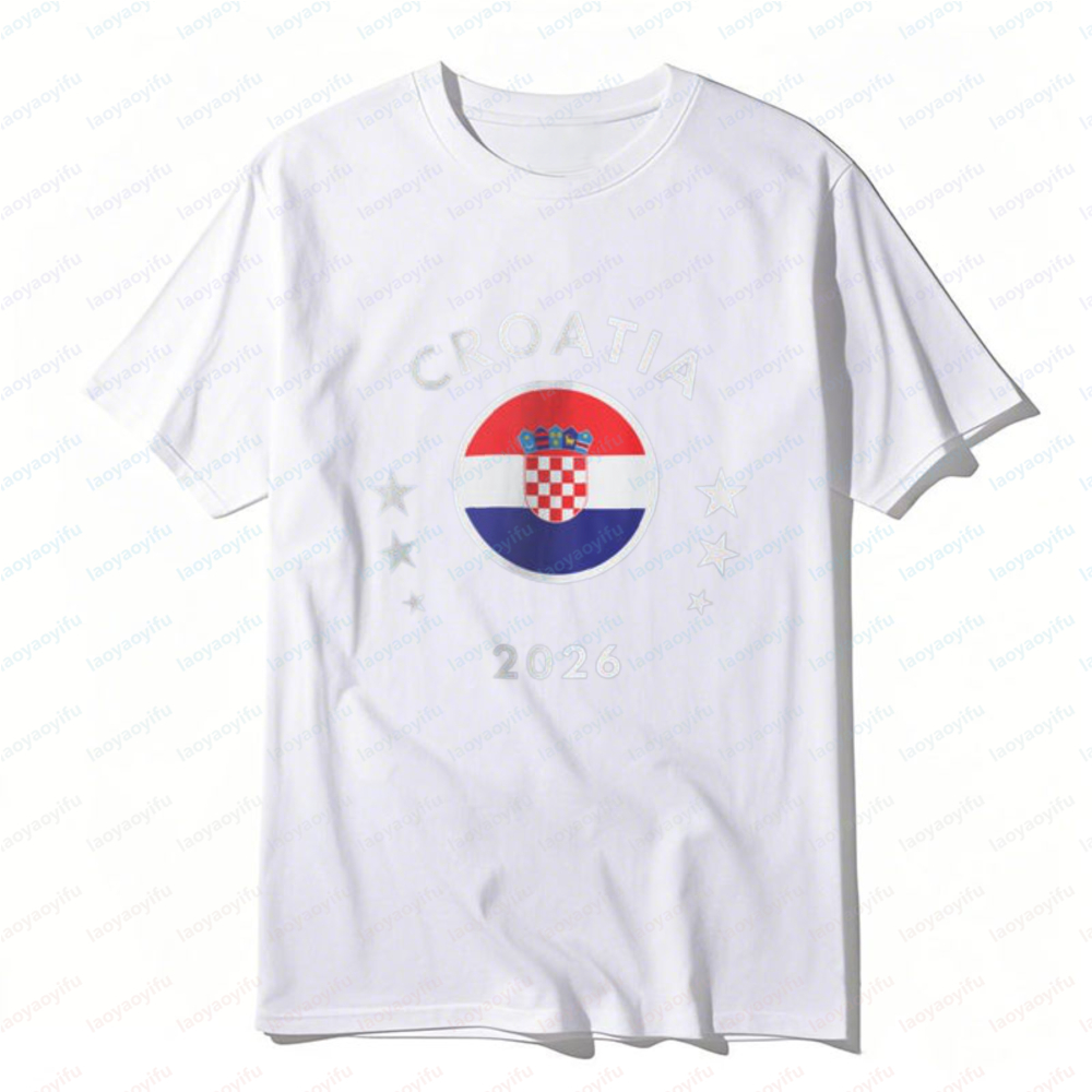 クロアチア2026 Tシャツ クロアチア国旗柄 フットボール - Summer Clothing Trends For Men 2026 のレビューと価格