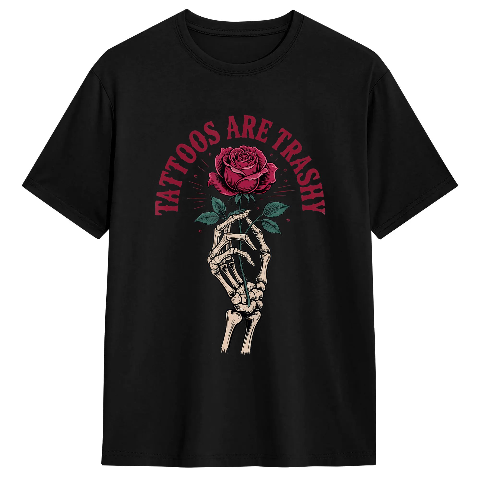 男性女性用Tシャツ タトゥーは下品です    Tシャツ 原 - Summer Clothing Ideas For Women のレビューと価格
