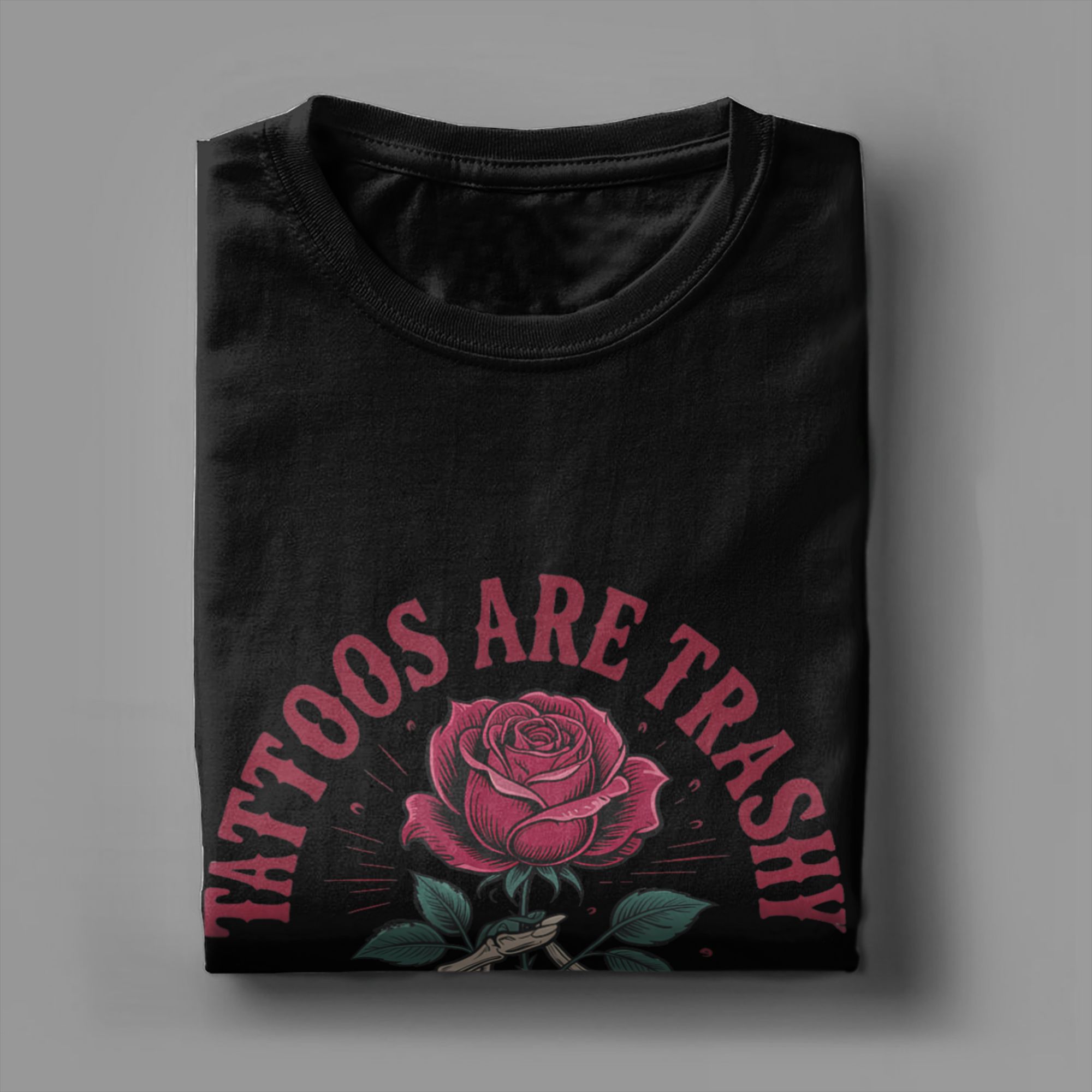 男性女性用Tシャツ タトゥーは下品です    Tシャツ 原 - Summer Clothing Ideas For Women のレビューと価格