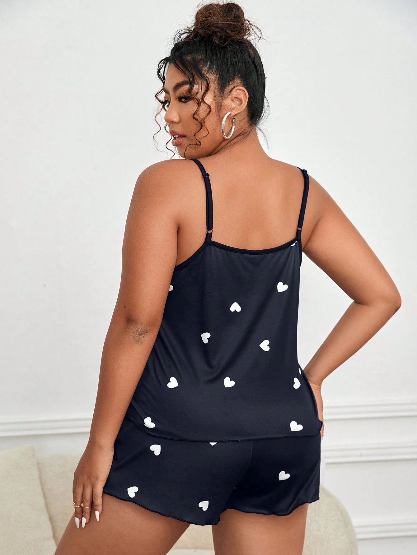 2 ピースパジャマセット女性用パジャマクロップトップ + シ - Summer Clothing Model のレビューと価格