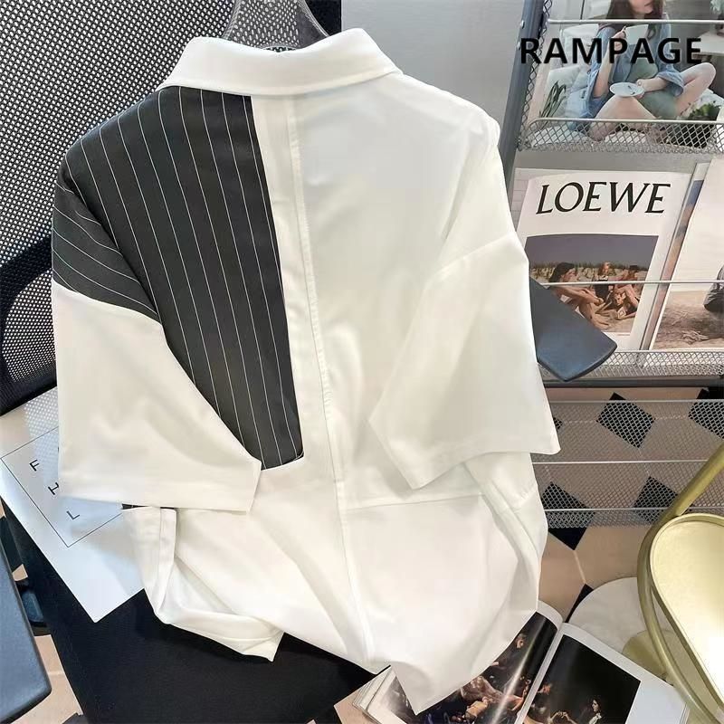 メンズ半袖カジュアルウェア,ヴィンテージ,夏,ルーズフィット - Summer Clothing Label のレビューと価格