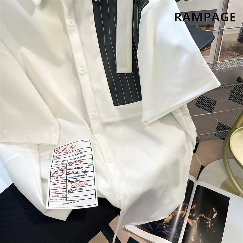 メンズ半袖カジュアルウェア,ヴィンテージ,夏,ルーズフィット - Summer Clothing Label のレビューと価格