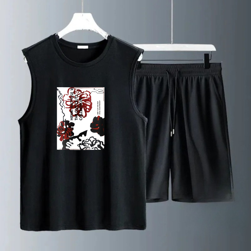 メンズタンクトップセット 2026年夏 速乾性衣料セット 2 - Summer Clothing Mens のレビューと価格