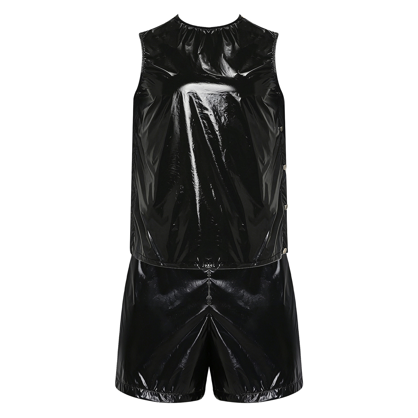 メンズ防水汗止めトラックスーツタンクトップとサイドボタン付き - Summer Clothing Mens のレビューと価格