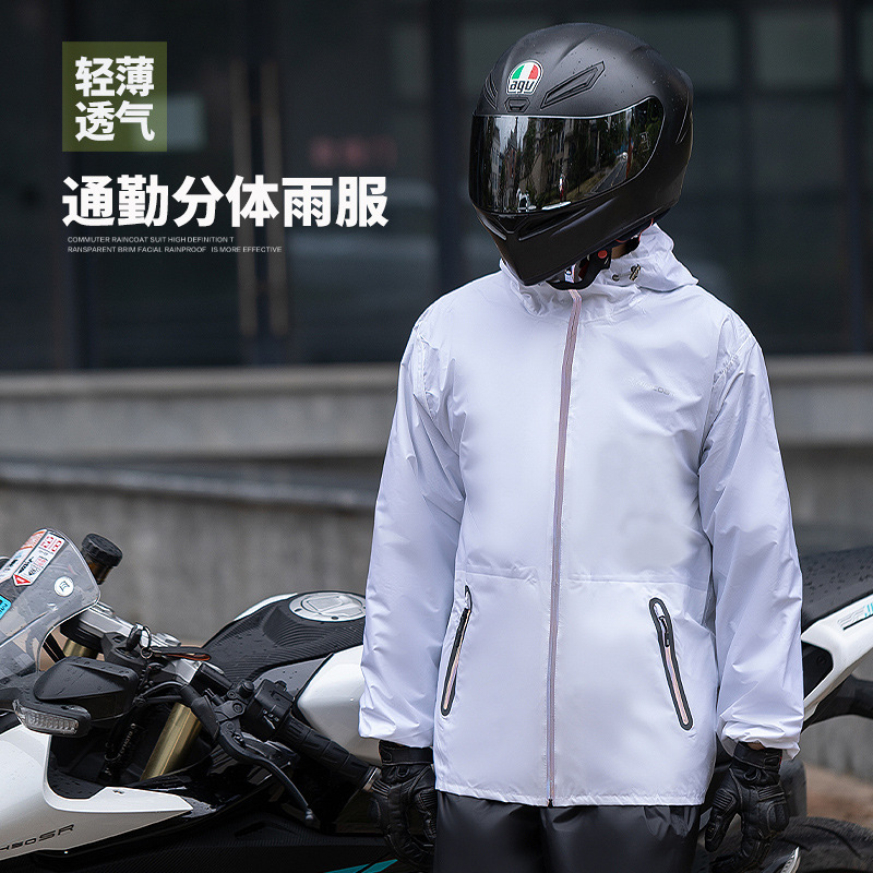 男性用の超薄型レインコートとレインパンツ,全身,防雨,大人, - Summer Rain Clothing のレビューと価格