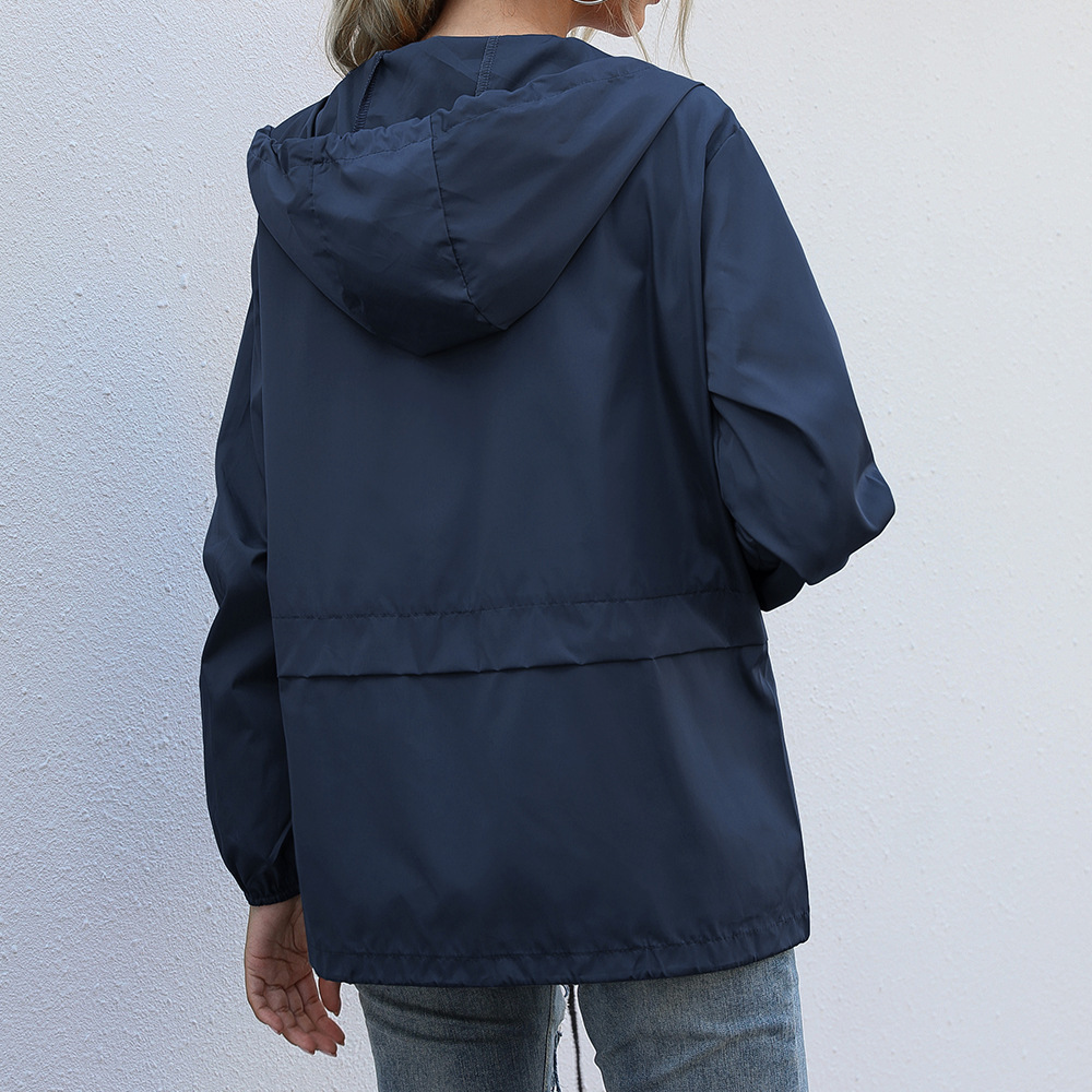 女性用ソリッドレインジャケット2026アウトドアハイキングフ - Summer Rain Clothing のレビューと価格