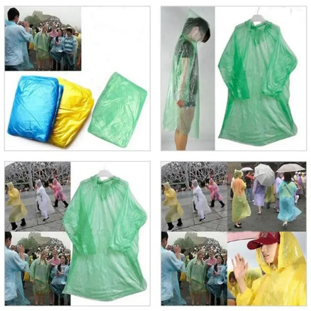 子供のための使い捨てレインコート,フード付きポンチョ,アウト - Summer Rain Clothing のレビューと価格