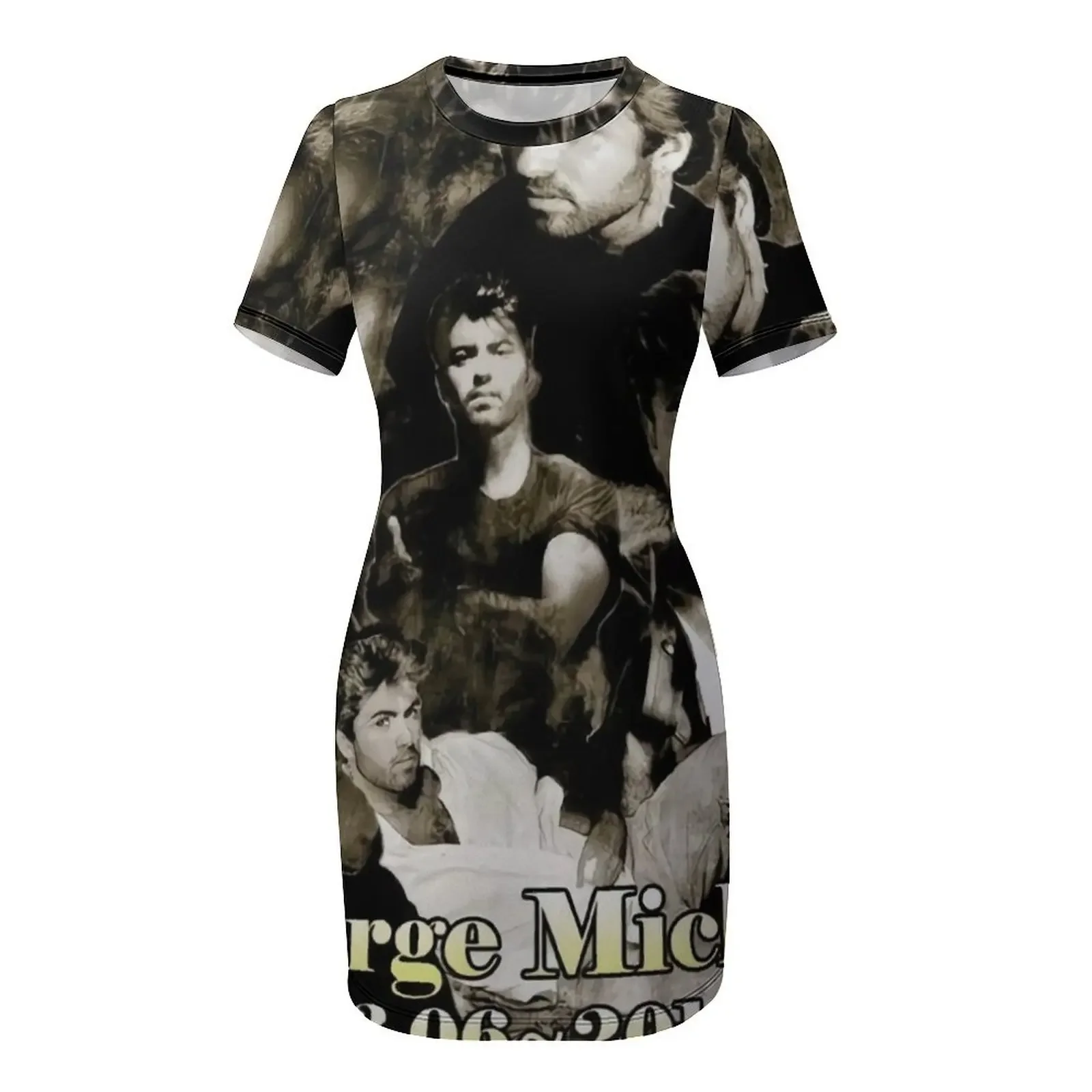マイケル RIP UK Yunani ポップスター半袖ドレス - Womens Summer Clothing Uk のレビューと価格