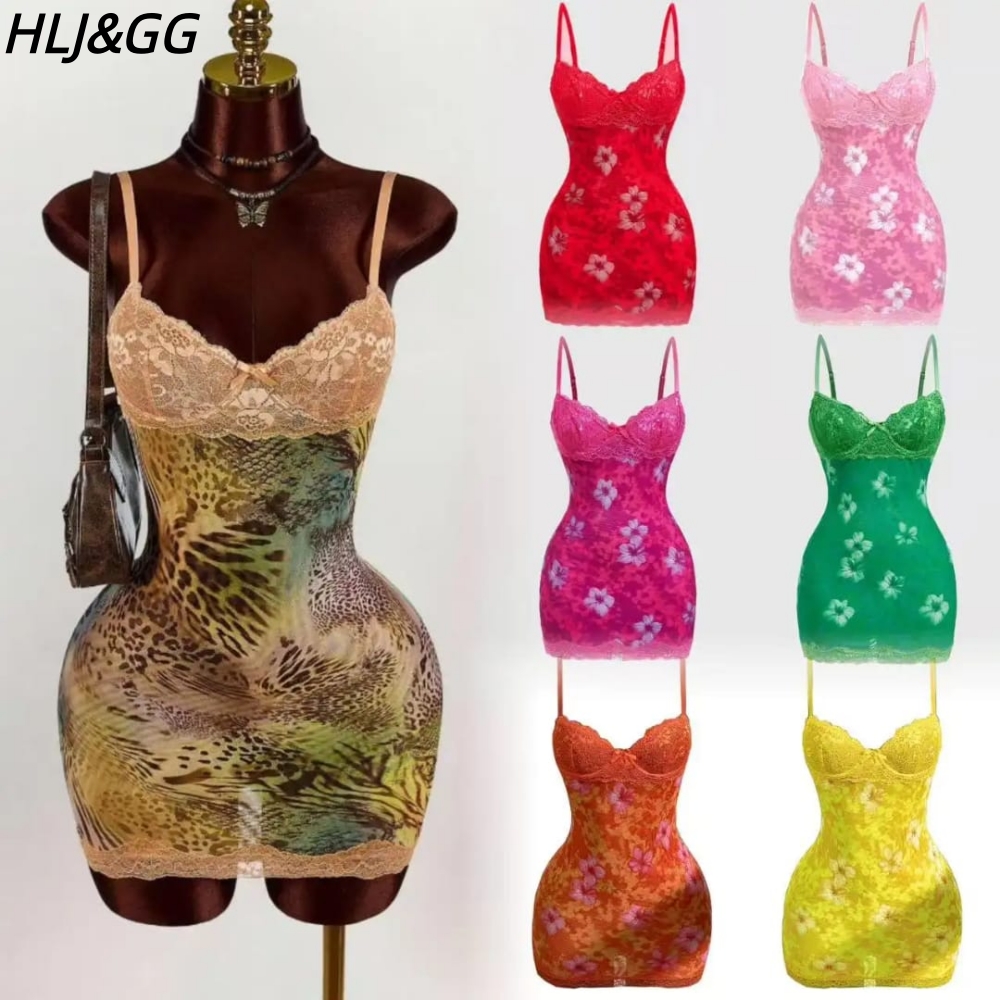 HLJ & GG セクシーなヒョウ柄レーススパゲッティストラ - Summer Clothing H&M のレビューと価格