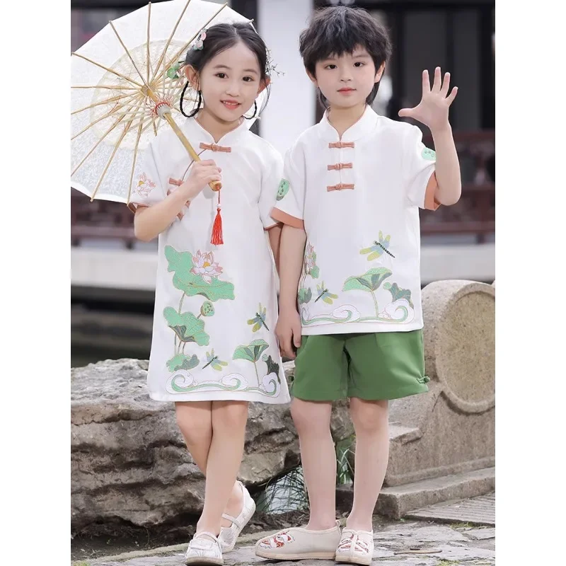 エレガントな子供服,素敵な夏のトップ,トンボ,チャイナドレス - Summer Clothing Online のレビューと価格