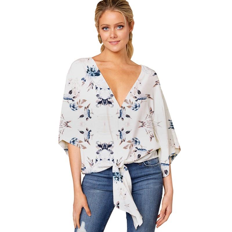 プラスサイズの女性用ブラウス S5XL 春夏レディースシャツ - Summer Clothing Online のレビューと価格